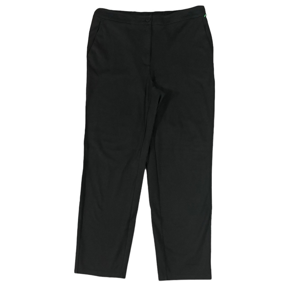Eileen Fisher Women pull on pants Stretch Crepe Slim Ankle size large - Picture 1 of 9